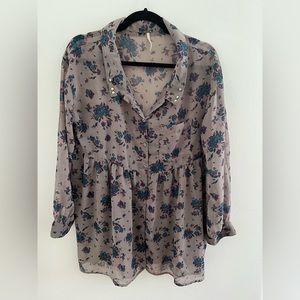 Free People sheet dress tunic - XS